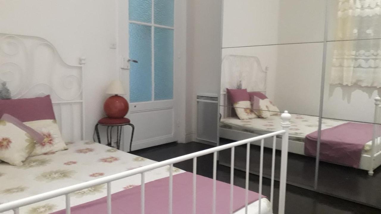 Nice BEACH PROMENADE Tramway 100m -2 double beds Extérieur photo