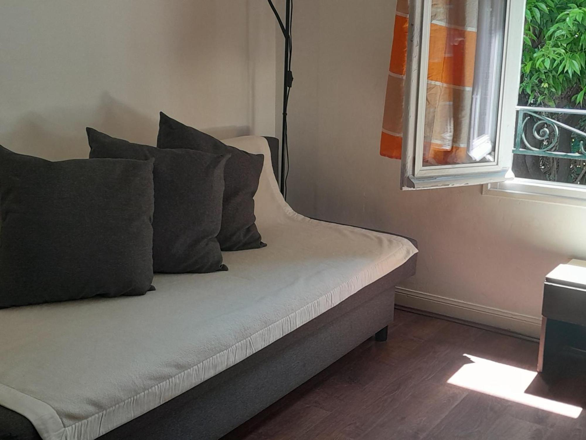 Nice BEACH PROMENADE Tramway 100m -2 double beds Extérieur photo